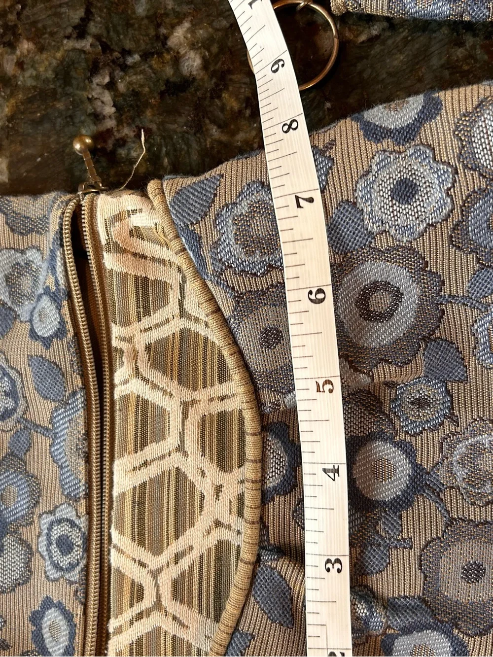Maruca Busy Body Cross Body Bag. handmade in Boulder, CO. Floral. With zip pouch